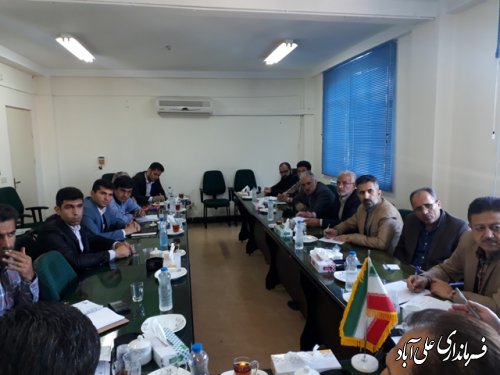 هشتمین جلسه کار گروه تنظیم بازار شهرستان علی آباد کتول برگزار شد