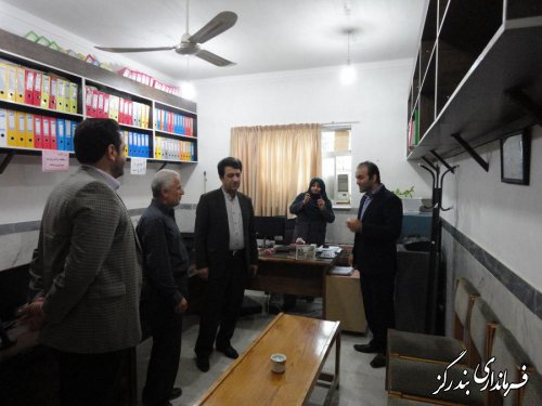 بازدید سرزده فرماندار بندرگز از شهرداری نوکنده