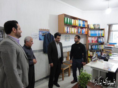 بازدید سرزده فرماندار بندرگز از شهرداری نوکنده