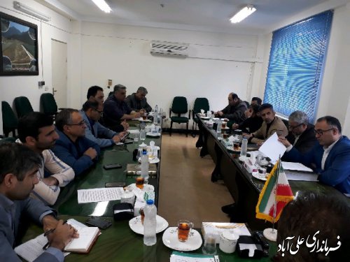 جلسه کمیسیون کارگری شهرستان علی آباد کتول برگزارشد