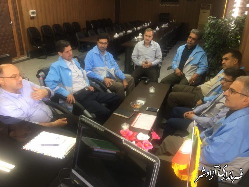 دیدار مدیرکل مدیریت بحران استانداری گلستان با فرماندار شهرستان آزادشهر