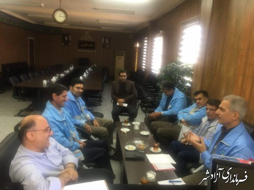 دیدار مدیرکل مدیریت بحران استانداری گلستان با فرماندار شهرستان آزادشهر