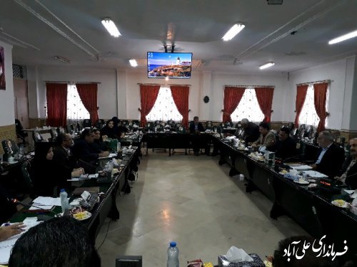 چهارمین جلسه کارگروه سلامت و امنیت غذایی علی آباد کتول برگزار شد
