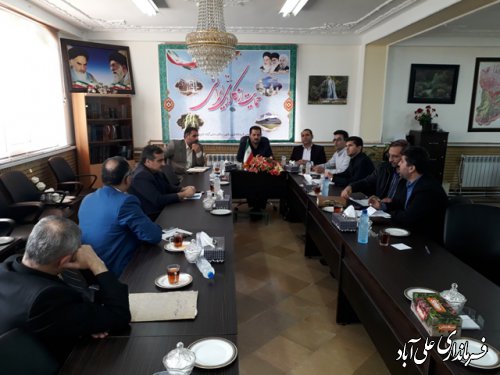 جلسه کارگروه گندم، آرد و نان علی آباد کتول برگزار شد