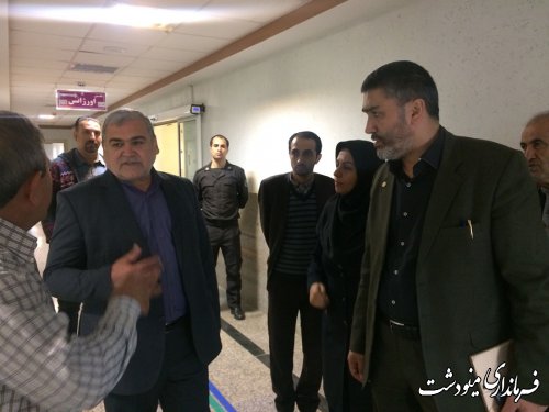 وضعیت بیمارستان مینودشت در ارائه خدمات تخصصی به بیماران مطلوب نیست