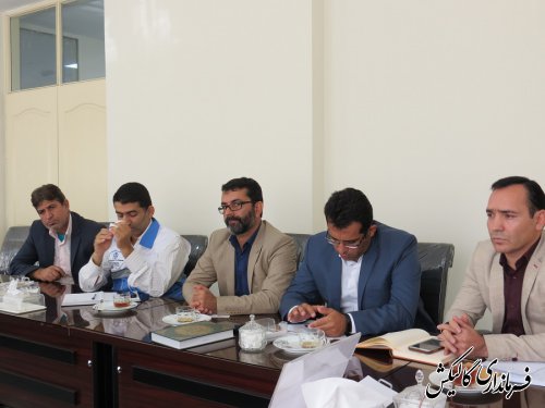 ششمین جلسه ستاد تنظیم بازار شهرستان گالیکش برگزار شد