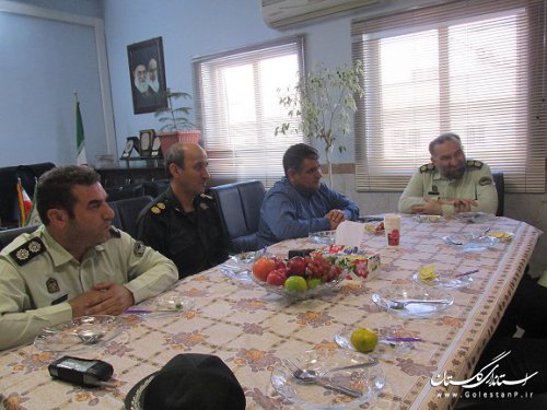 جلسه امنیتی زندان گرگان و نیروی انتظامی با حضور فرماندهان استانی
