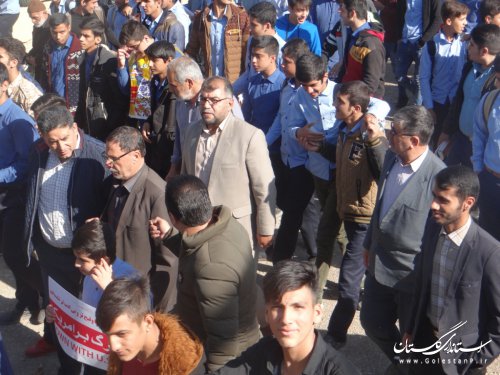 حضور حماسی مردم فاضل آباد در راهپیمایی روز مبارزه با استکبار جهانی