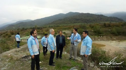 بازدید مدیرکل مدیریت بحران گلستان از فرمانداری و پروژه‌های حوادثی بندرگز