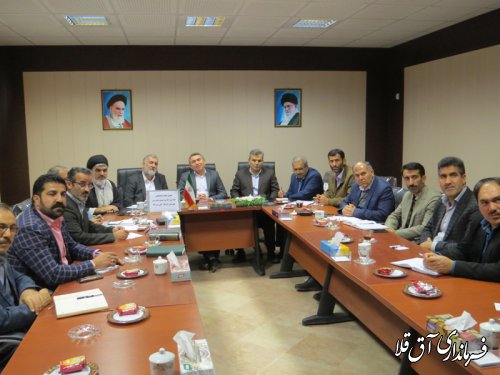 نهمین جلسه هماهنگی برگزاری چهارمین اجلاسیه نماز استان در شهرستان آق قلا برگزار شد