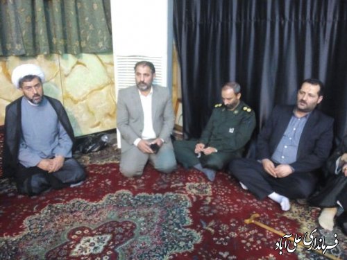 حضور فرماندار علی آباد کتول در مراسم یادواره شهدای مسجد امام حسن عسگری (ع)