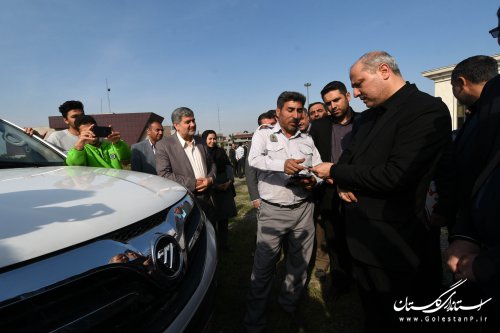 تحویل 27 دستگاه خودرو دو کابین به ادارات منابع طبیعی گلستان