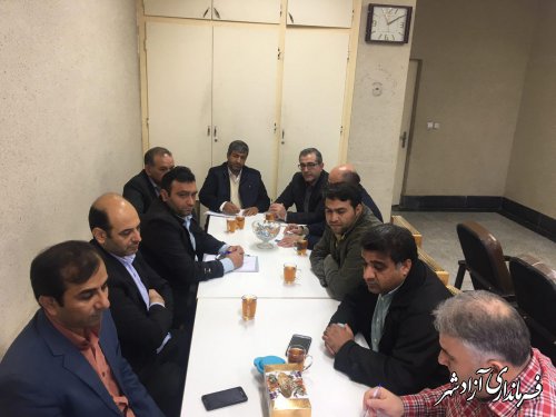 جلسه شورای تامین فرعی شهرستان آزادشهر برگزار شد