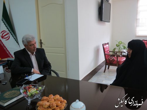 دیدار رو در روی فرماندار گالیکش با شهروندان