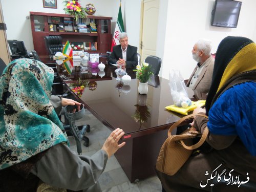 دیدار رو در روی فرماندار گالیکش با شهروندان