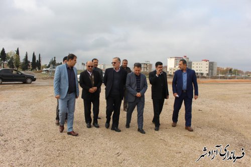 رییس سازمان مدیریت و برنامه ریزی از پروژه های عمرانی شهرستان آزادشهربازدیدکرد