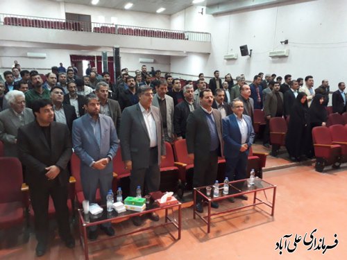 نشست صمیمی شوراها و دهیاران بخش مرکزی با مدیران ادارات شهرستان علی آباد کتول