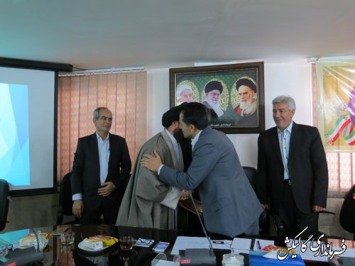 مراسم معارفه معاون عمرانی فرماندارو بخشداران مرکزی و لوه شهرستان گالیکش برگزار شد