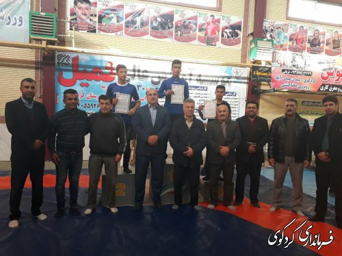 کردکوی مقتدرانه قهرمان کشتی نوجوانان فرنگی استان گلستان شد