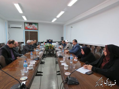 سومین جلسه شورای پشتیبانی سواد آموزی بندرگز برگزار شد