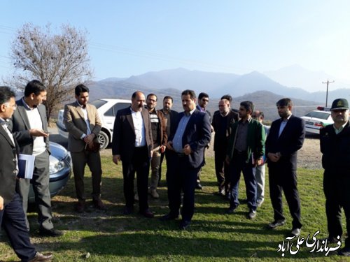 جلسه احداث پاسگاه ايست بازرسي در دهنه زرین گل شهرستان علی آباد کتول برگزار شد