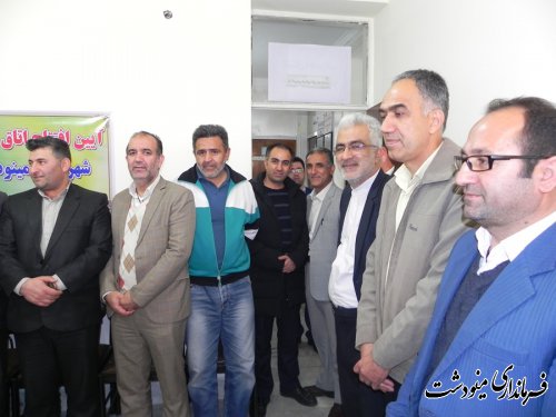 اتاق احزاب شهرستان مینودشت افتتاح شد