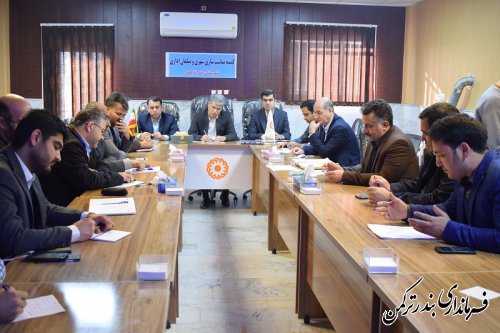 جلسه ستاد کمیته مناسب سازی اماکن عمومی و مبلمان شهری شهرستان ترکمن برگزار شد