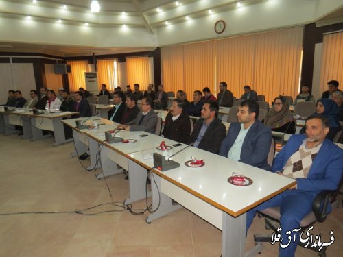 اولین معاون برنامه ریزی و هماهنگی امور عمرانی فرمانداری شهرستان آق قلا معارفه شد