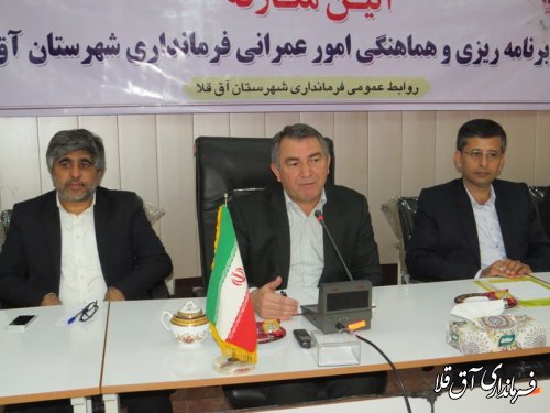 اولین معاون برنامه ریزی و هماهنگی امور عمرانی فرمانداری شهرستان آق قلا معارفه شد