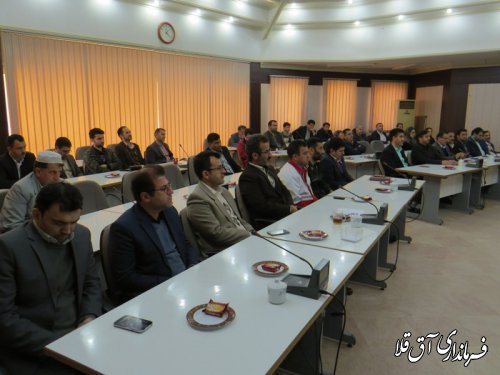 اولین معاون برنامه ریزی و هماهنگی امور عمرانی فرمانداری شهرستان آق قلا معارفه شد