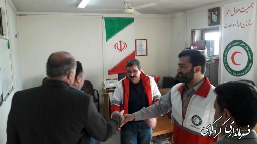 فرماندار کردکوی از جمعیت هلال احمر شهرستان کردکوی بازدید کرد