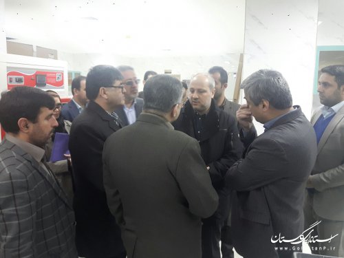 بازدید استاندار گلستان و معاون وزارت بهداشت از بیمارستان ۵آذر گرگان