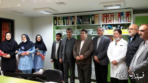 تجلیل رییس دانشگاه علوم پزشکی و فرماندارکردکوی از پرستاران بیمارستان امیرالمومنین کردکوی