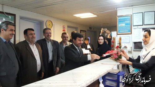 تجلیل رییس دانشگاه علوم پزشکی و فرماندارکردکوی از پرستاران بیمارستان امیرالمومنین کردکوی