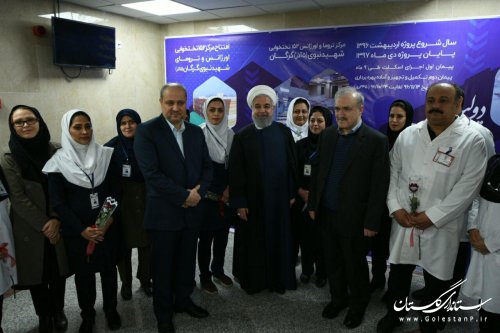 افتتاح مرکز تروما و اورژانس ۱۵۲ تختخوابی شهید نبوی گرگان 