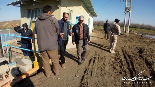 گزارش تصویر بازدید مدیرکل مدیریت بحران گلستان از مناطق سیل‌زده «داشلی‌برون» گنبدکاووس