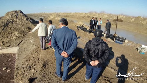 گزارش تصویر بازدید مدیرکل مدیریت بحران گلستان از مناطق سیل‌زده «داشلی‌برون» گنبدکاووس