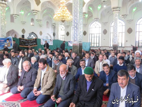 حاصل رهاورد سفر ریاست محترم جمهور و هیئت دولت برای توسعه شهرستان رامیان بیش از 300میلیارد تومان اعتبار می باشد