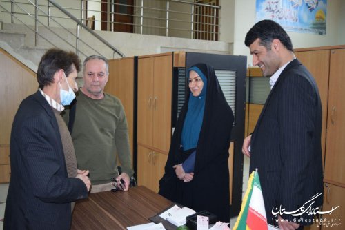 بازدید مدیر کل دفتر امور شهری وشوراها از شهرداری و شورای اسلامی شهر علی آباد کتول