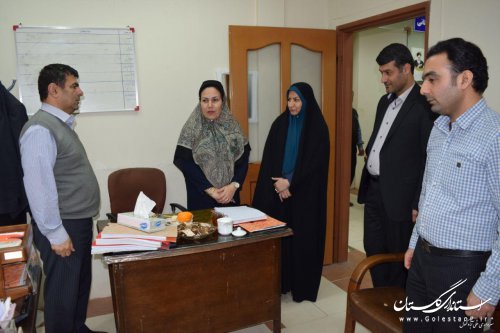 بازدید مدیر کل دفتر امور شهری وشوراها از شهرداری و شورای اسلامی شهر علی آباد کتول