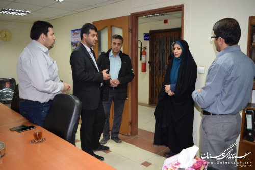 بازدید مدیر کل دفتر امور شهری وشوراها از شهرداری و شورای اسلامی شهر علی آباد کتول