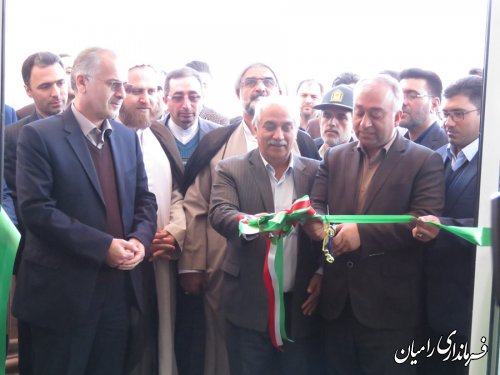 ساختمان فرمانداری رامیان با زیربنای 1250 متر مربع و اعتبار هزینه شده 32 میلیارد ریال افتتاح شد