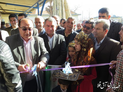 2058مین مسکن روستائی در شفتالوباغ علیای بخش مرکزی شهرستان آق قلا به بهره برداری رسید