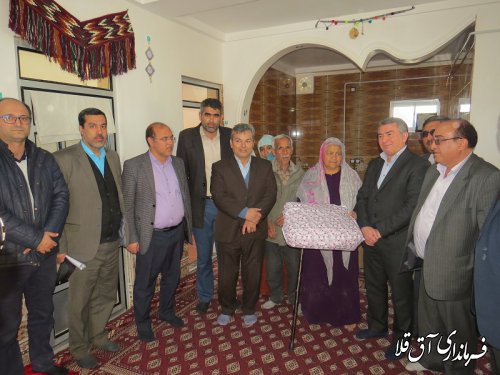2058مین مسکن روستائی در شفتالوباغ علیای بخش مرکزی شهرستان آق قلا به بهره برداری رسید
