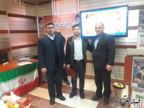 چشن چهلمین سالروز پیروزی انقلاب اسلامی در حوزه راه و شهرسازی شهرستان آزادشهر