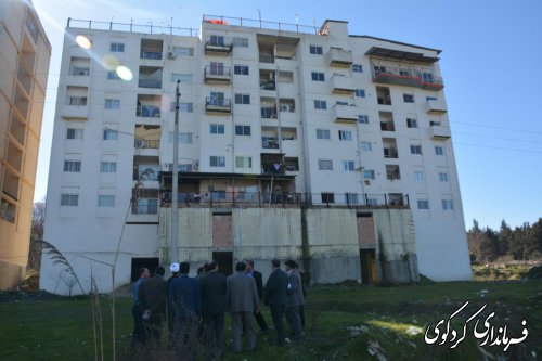 پیگیری مسائل و مشکلات مسکن مهر کردکوی اولویتهای مجموعه مدیریت شهرستان است