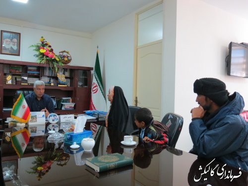 ملاقات عمومی فرماندار گالیکش با مردم برگزار شد