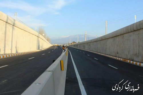 فاز یک تقاطع غیر همسطح یساقی با اعتبار بیش از ۷میلیارد تومان افتتاح شد