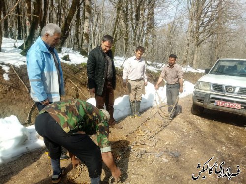 با گذشت شش روز تلاش‌ها برای بازگشایی راه روستای کندسکوه ادامه دارد