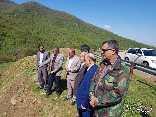 بازدید معاون وزیر جهادکشاورزی از عرصه های طبیعی و منابع ملی شهرستان آزادشهر